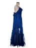 Free People 100% Polyester Stars Blue Cocktail Dress Size S - photo 4