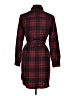 Pendleton 100% Virgin Wool Plaid Red Burgundy Casual Dress Size Med Petite - photo 2