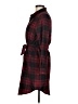 Pendleton 100% Virgin Wool Plaid Red Burgundy Casual Dress Size Med Petite - photo 5