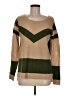 Romeo & Juliet Couture Color Block Tan Pullover Sweater Size M - photo 1