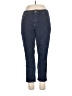 Talbots Chevron-herringbone Blue Jeans Size 14 - photo 1