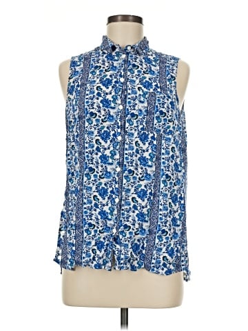 Divided by H&M Sleeveless Button-Down Shirt (view 1)