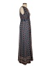 Max Studio Print Blue Casual Dress Size XS - photo 4