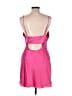 American Threads 100% Polyester Pink Cocktail Dress Size L - photo 2