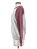Alternative Earth Color Block Burgundy Sweatshirt Size XS - photo 5