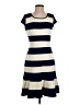 Boston Proper Stripes Blue Casual Dress Size 0 - photo 1