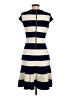 Boston Proper Stripes Blue Casual Dress Size 0 - photo 2