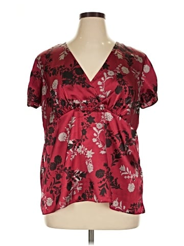 Daisy Fuentes Short Sleeve Blouse (view 1)
