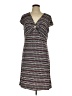 Laundry by Design Chevron-herringbone Purple Burgundy Casual Dress Size L - photo 1