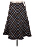 Think Tank Argyle Blue Wool Skirt Size 4 - photo 1