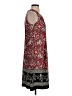 Perceptions Paisley Red Casual Dress Size S - photo 4