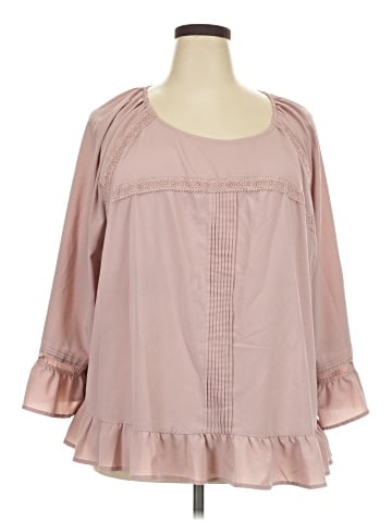 A New Day Long Sleeve Blouse (view 1)