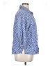 Foxcroft 100% Cotton Print Blue 3/4 Sleeve Button-Down Shirt Size 16w - photo 4