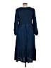 Old Navy Blue Casual Dress Size Lg Petite - photo 2