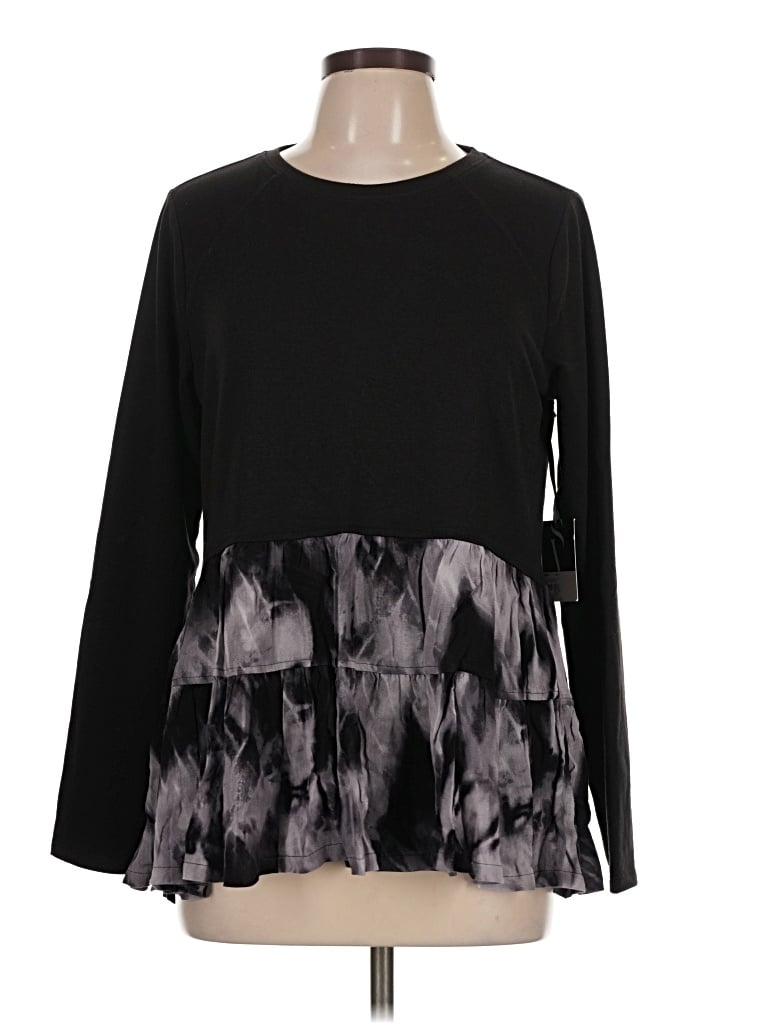 Simply Vera Vera Wang Sweatshirt In Black