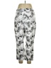 PREMISE Print Silver Casual Pants Size XL - photo 2