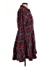 Missguided Plaid Red Burgundy Casual Dress Size 12 - photo 4