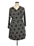Alexia Admor Print Brown Teal Casual Dress Size 2X - photo 1