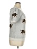 Bibi Animal Print Silver Pullover Sweater Size XL - photo 4