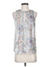 HD in Paris Silver Sleeveless Blouse Size S - photo 1