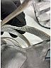 Prada Metallic Silver T-Strap Pumps Size EU 39 - photo 6