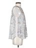 HD in Paris Silver Sleeveless Blouse Size S - photo 4