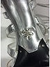 Prada Metallic Silver T-Strap Pumps Size EU 39 - photo 5
