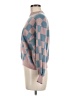 LUCCA Checkered-gingham Pink Pullover Sweater Size M - photo 5