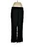 Roaman's 100% Polyester Black Track Pants Size 14 - photo 1