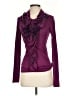 Deletta Purple Long Sleeve Top Size S - photo 1
