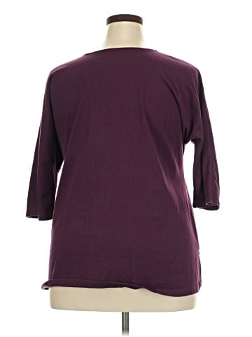 Roaman's 3/4 Sleeve T-Shirt (view 2)