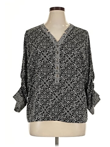 Catherines 3/4 Sleeve Blouse (view 1)