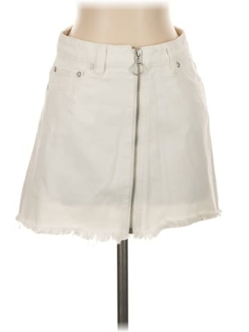 We the Free Denim Skirt (view 1)