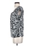Elle Silver Short Sleeve Top Size S - photo 5