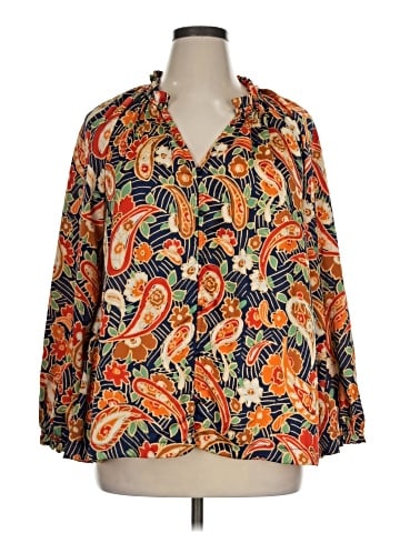 Umgee Long Sleeve Blouse (view 1)