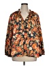 Umgee 100% Polyester Paisley Orange Long Sleeve Blouse Size XL - photo 1