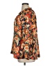 Umgee 100% Polyester Paisley Orange Long Sleeve Blouse Size XL - photo 5