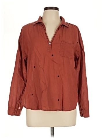 Sundry 3/4 Sleeve Button-Down Shirt (view 1)