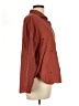Sundry 100% Cotton Brown 3/4 Sleeve Button-Down Shirt Size Lg (3) - photo 4