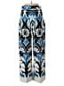 Zara Print Blue Casual Pants Size S - photo 1