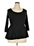 Denim 24/7 Black Short Sleeve Top Size S - photo 1