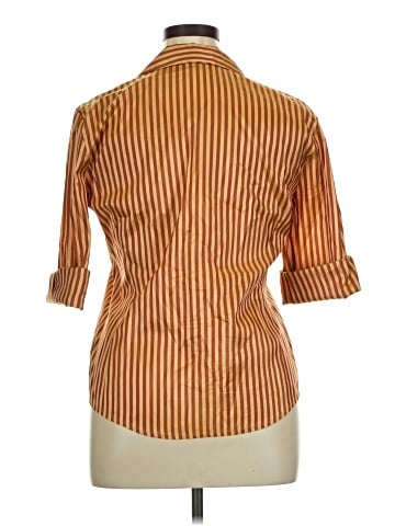 Linda Allard Ellen Tracy 3/4 Sleeve Silk Top (view 2)