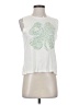 Stranded 100% Cotton White Sleeveless T-Shirt Size S - photo 1