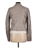 Trouve 100% Leather Gray Leather Jacket Size L - photo 2