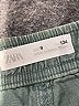 Zara Solid Green Cargo Shorts Size 9 - photo 3