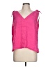 J.Crew Pink Sleeveless Blouse Size L - photo 1