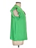Maison d' Amelie 100% Polyester Green Sleeveless Blouse Size L - photo 4