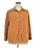 wonderly 100% Cotton Brown Long Sleeve Button-Down Shirt Size 2X - photo 1