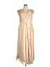 Unbranded 100% Polyester Tan Cocktail Dress Size 20 - photo 1
