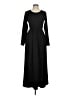 Unbranded Solid Black Casual Dress Size M - photo 1